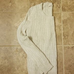 Cream Ann Taylor Loft sweater (L)